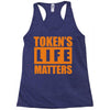 token's life matters Racerback Tank