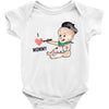 Cute Baby Painter's Mom Love Baby Bodysuit