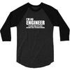 engineer funny 3/4 Sleeve Shirt