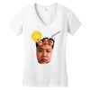 Kim Jong Un Ice T Women's V-Neck T-Shirt