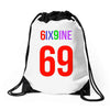 tekashi 6ix9ine  gummo 69 Drawstring Bags