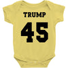 Trump 45 jersey number Baby Bodysuit