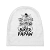 You Cant Scare Me I am Biker Papaw Baby Beanies