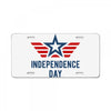 independence day License Plate