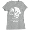 without a moustache einstein proud hirsute mustachioed grooming Ladies Fitted T-Shirt