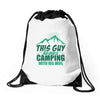 Camper Couple Man Drawstring Bags