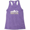montana mountains Racerback Tank