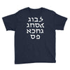go f yourself hebrew letter upside down funny Youth Tee