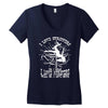 i love strippers Women's V-Neck T-Shirt