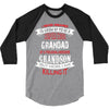 Super Cool Grandad Of A Freaking Awesome Grandson 3/4 Sleeve Shirt