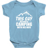 Camper Couple Man White Baby Bodysuit