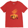 beautiful sunset V-Neck Tee
