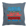 push me around grandpa Throw Pillow