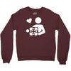 adesivo companion cube portal Crewneck Sweatshirt