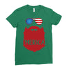 america 3 Ladies Fitted T-Shirt