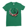 Space Skeleton Ladies Fitted T-Shirt