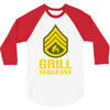 grill sergeant military 3/4 Sleeve Shirt