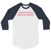 Satan Is My Sugar Daddy 3/4 Sleeve Shirt