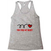 you stole my heart (2) Racerback Tank