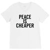 peace is cheaper awesome V-Neck Tee