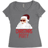christmas party Women's Triblend Scoop T-shirt