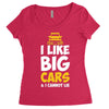 i like big monster cars Women's Triblend Scoop T-shirt