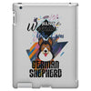 who loves german shepherd iPad 3 and 4 Case