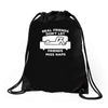 real friends don't let friends miss naps Drawstring Bags
