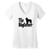 the dogfather labradoodle Women's V-Neck T-Shirt