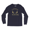 i'd rather be hunting deer antlers ammo hunt gear merica cool Long Sleeve Shirts