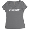 west coast Women's Triblend Scoop T-shirt