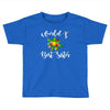 world's best sister with flowers. Toddler T-shirt