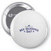 rex manning day Pin-back button
