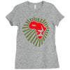 africa lion power cool Ladies Fitted T-Shirt