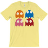 cool retro 80s pacman ghosts video games T-Shirt