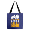 cant scare me im sales engineer halloween Tote Bags