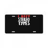 i defy stereotypes License Plate