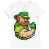 happy saint patrick day Ladies Fitted T-Shirt