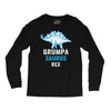 grumpa saurus rex Long Sleeve Shirts