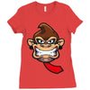 monkey (2) Ladies Fitted T-Shirt