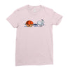 the hare and the shell Ladies Fitted T-Shirt