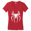 black funny glow in dark glowing Women's V-Neck T-Shirt