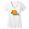 orange juice Women's V-Neck T-Shirt