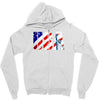usa 4th of july Zipper Hoodie