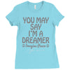 ohn lennon you may say... Ladies Fitted T-Shirt