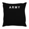 mens army military us Throw Pillow