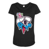krim lim Maternity Scoop Neck T-shirt