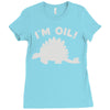 science dinosaur Ladies Fitted T-Shirt