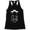ufo zone 2 Racerback Tank