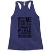 verified traveller tee Racerback Tank